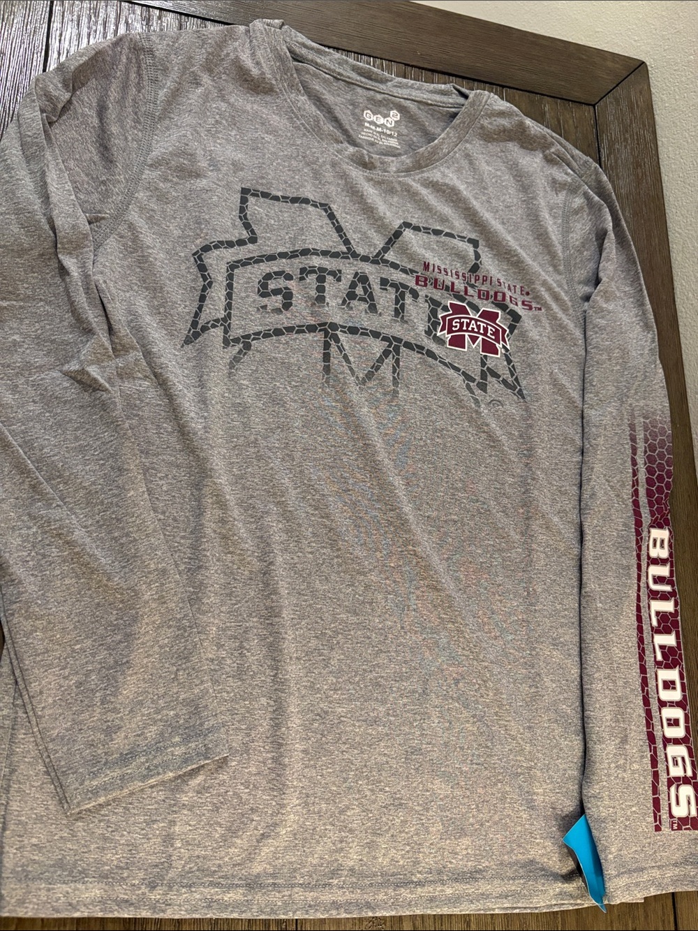 NWT Lot of 2x [Gen2] Mississippi State Bulldogs NCAA Shirts Pack Youth M or L - Picture 9 of 12